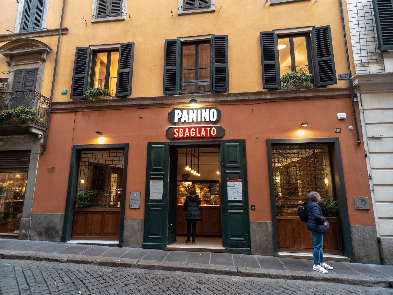 Panino Sbagliato storefront in Milan